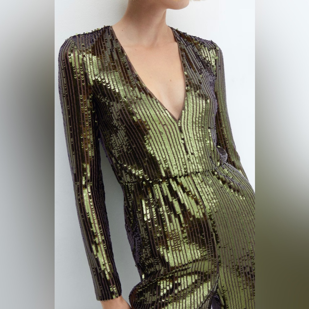 Mango Sequin Jumpsuit